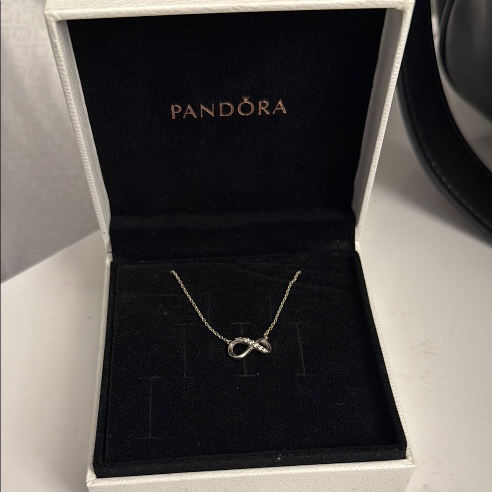 Pandora Silver Infinity Pendant Necklace